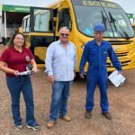 Superintendência de Transporte Escolar realiza vistoria em 71 ônibus da frota de Sidrolândia