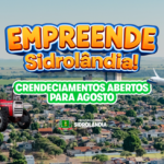 Empreende Sidrolândia abre credenciamentos de agosto para fornecimento de produtos e prestação de serviços, confira